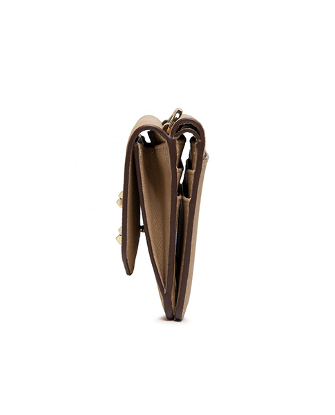 Mini Beige Flap Bag