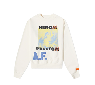 Crewneck OS A.F. Authorize Off White Lemon