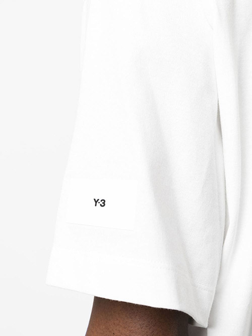 Y-3 White Relaxed Fit SS Tee