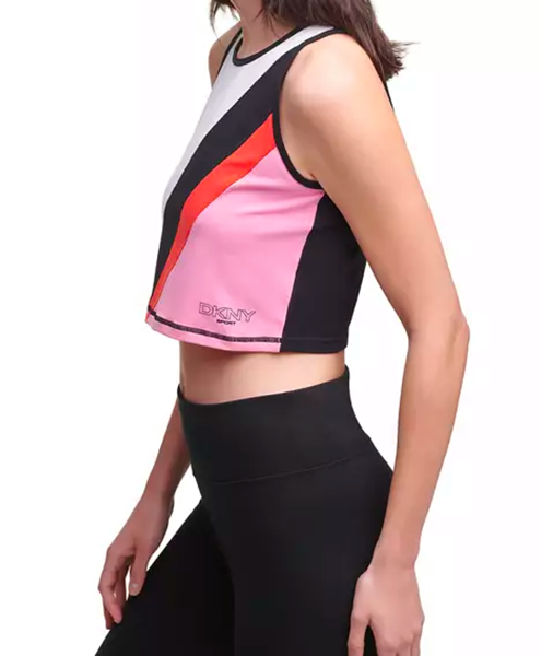Colour-Block Active Top