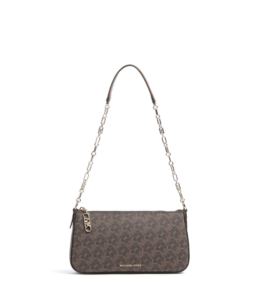 Empire Brn/Luggage MD Chain Pouchette Shoulder Bag