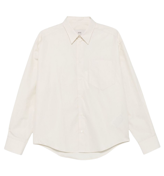 Ivory Chemise Boxy Embossed Adc Boxy Shirt