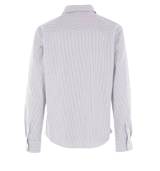 White/Black Stripes Classic Fit Ami Shirt