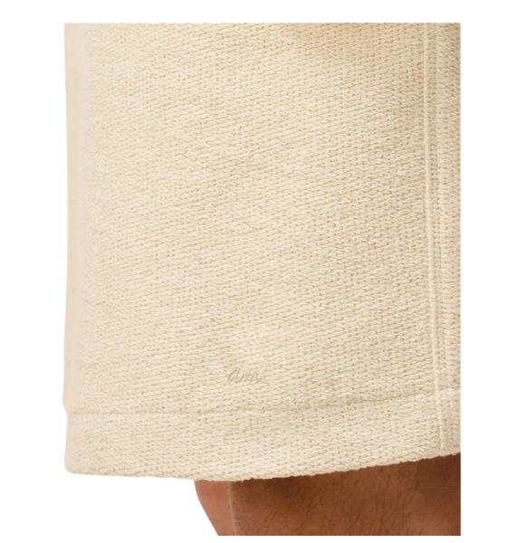 Ivory Curly Fleece Shorts