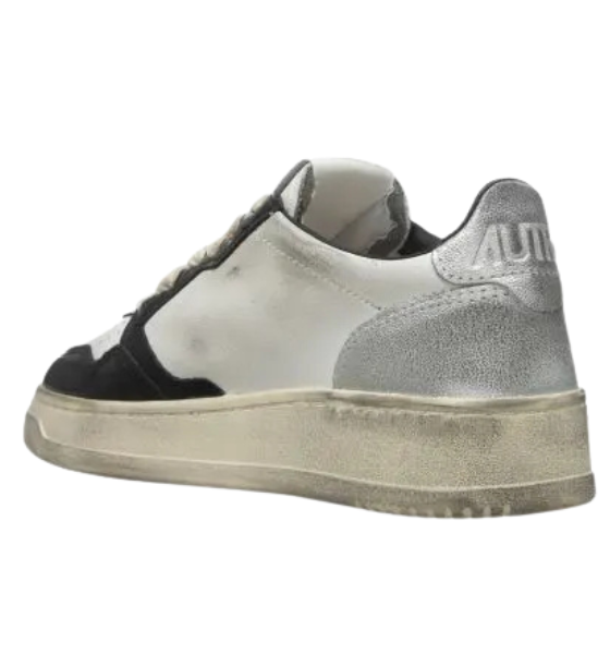 Super Vintage Low Women Leat/Leat White/Black/Silver