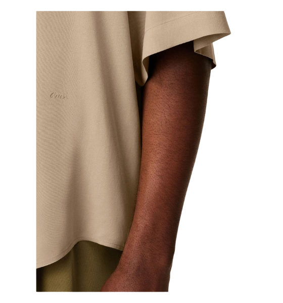 White Coffee Ami Camp Collar Shirt