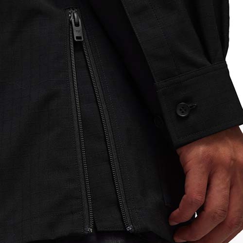 Y3 Black Ripstop Overshirt