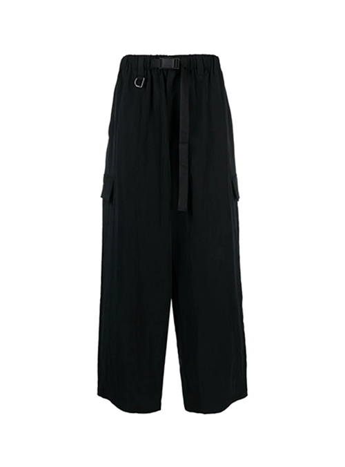 Black Noir Wide CRGO Pants