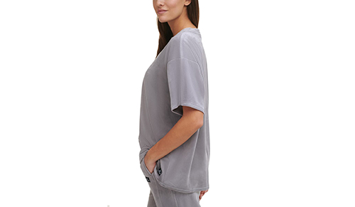 Grey Velvet Tshirt