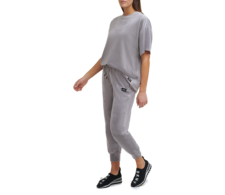 Grey Velvet Tshirt