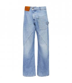 Twisted Workwear Jeans Light Blue Denim Trousers