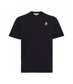 Anchor Embroidery Black T-Shirt