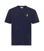 Anchor Embroidery Dark Navy T-Shirt