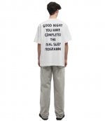 White JWA Back Print T-Shirt