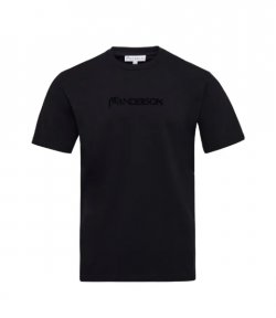 Logo Embrodery Black T-Shirt