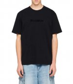 Logo Embrodery Black T-Shirt
