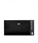 Edison Black Zip Around Men Wallet