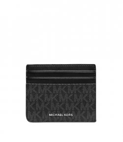 Hudson Black Logo Wallet Card case