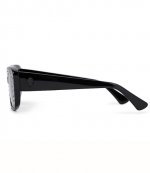 Shoreditch Gem Rectangle Multicolour Rhinstones Black Sunglasses