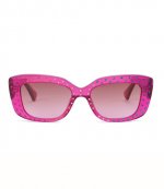 Shoreditch Gem Rectangle Denim Sunglasses