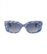 ShoreditchGem Rectangle Fuxia Sunglasses