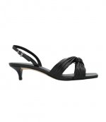 Alessia Black Kitten Sandal