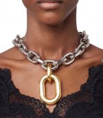 Silver/Gold Collier Choker