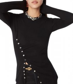 Black Haut Top Long Sleeves