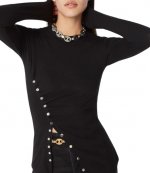 Black Haut Top Long Sleeves