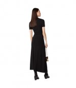 Black Robe Long Dress