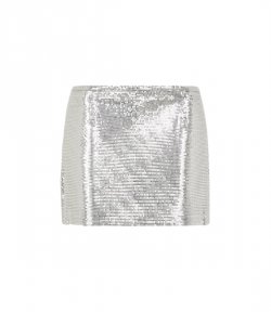 Silver Jupe Mini Skirt