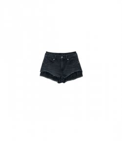 Prestyled Cutoff Short W/Silk Boxer Grey Aged Short Pant