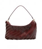 Burgundy/Gold M609 Sac A Main