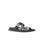 Mandy Black Flat Sandal