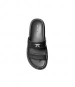 Mandy Black Flat Sandal