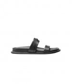 Mandy Black Flat Sandal