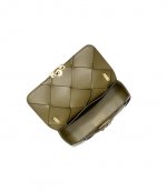 Safari Green SM Conv Chain Shoulder Bag