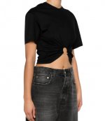 Top Black With Gold Piercing