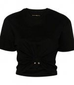 Top Black With Gold Piercing
