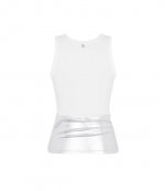 White Silver Tank Top Piercing