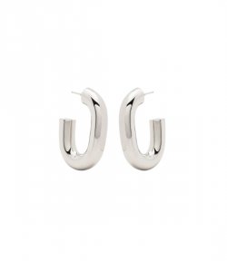 Silver Hoops Earrings