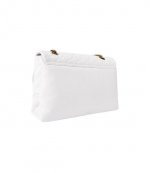 Leather Xxl White Kensington Bag