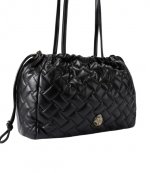 Leather Black Kensington Tote Bag