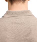 Red Ami De Coeur Beige Pique Polo Shirt