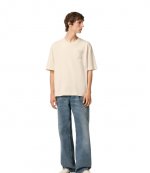 White Cream T Shirt With Ami De Coeur Patch