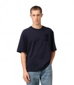 Navy Blue T Shirt With Ami De Coeur Patch