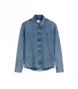 Light Used Indigo Denim Shirt