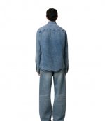 Light Used Indigo Denim Shirt
