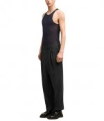 Carrot Fit Dark Grey Trousers