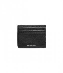 Compact Black Leather Cc W Zip